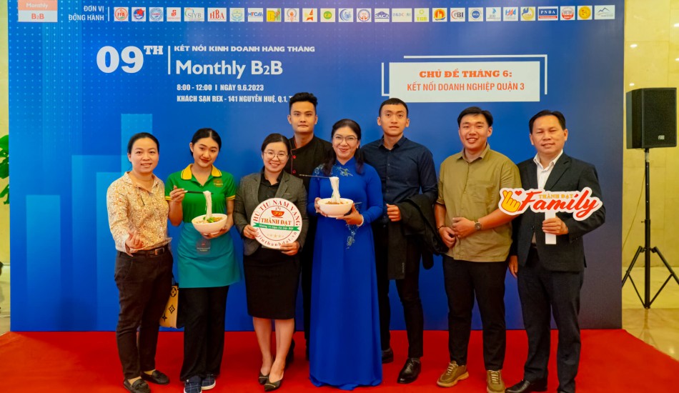 Hủ tíu nam vang Thành Đạt tham dự sự kiện “Kết Nối Kinh Doanh - Monthly B2B”
